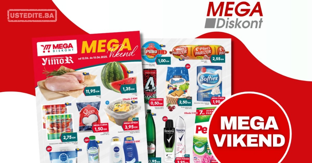 Mega Diskont vikend akcija 12-15.6.2025.