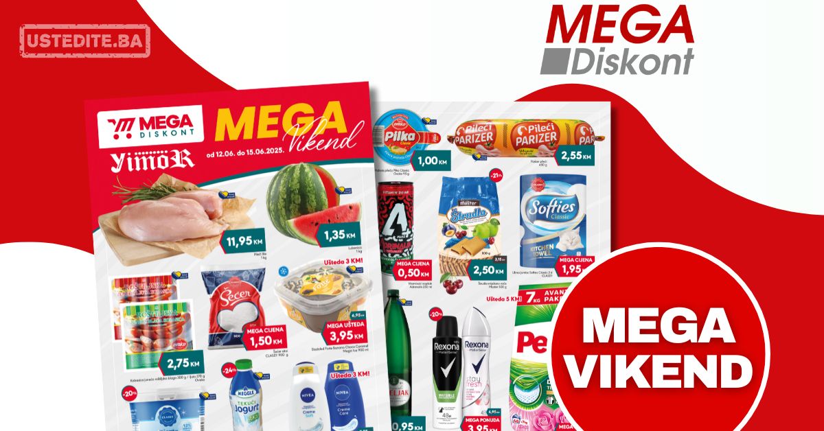 Mega Diskont vikend akcija 12-15.6.2025.