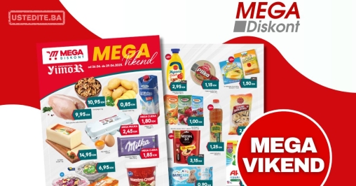 Mega Diskont vikend akcija 26-29.6.2025.