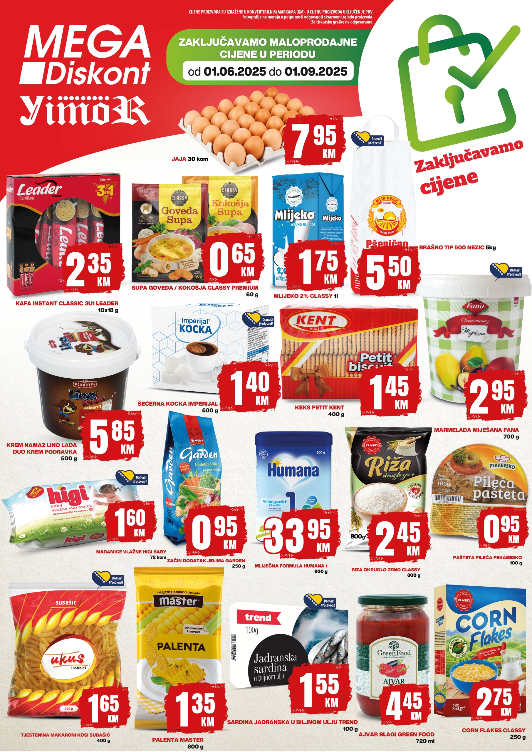 Mega Diskont katalog ZAKLJUČANE CIJENE 1.6-1.9.2025.