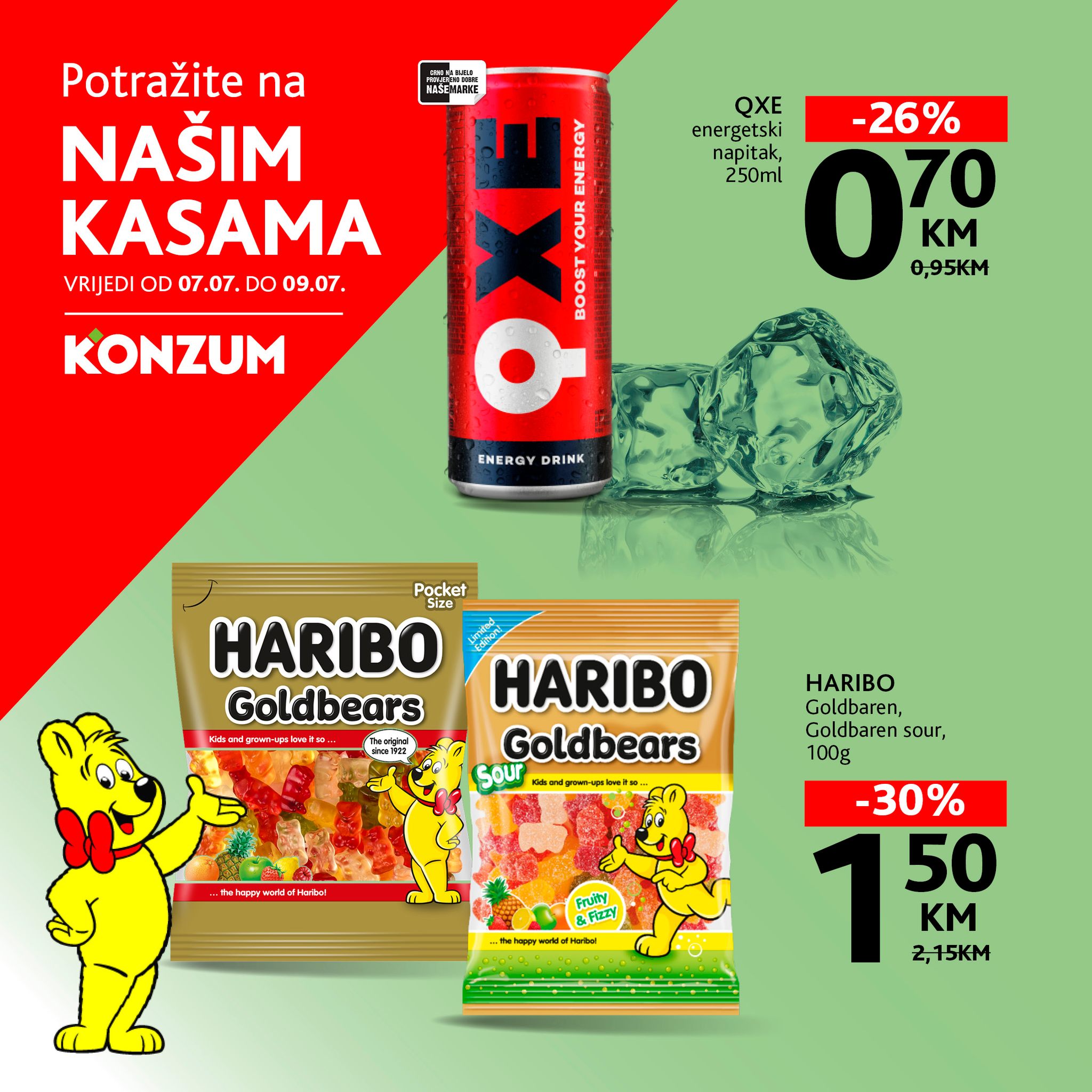 Konzum AKCIJA NA KASAMA 7-9.7.2025.
