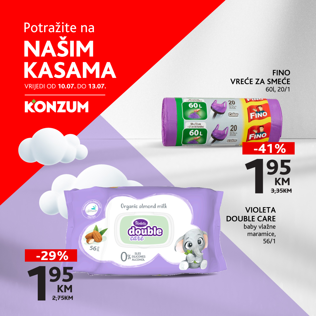 Konzum AKCIJA NA KASAMA 10-13.6.2025.