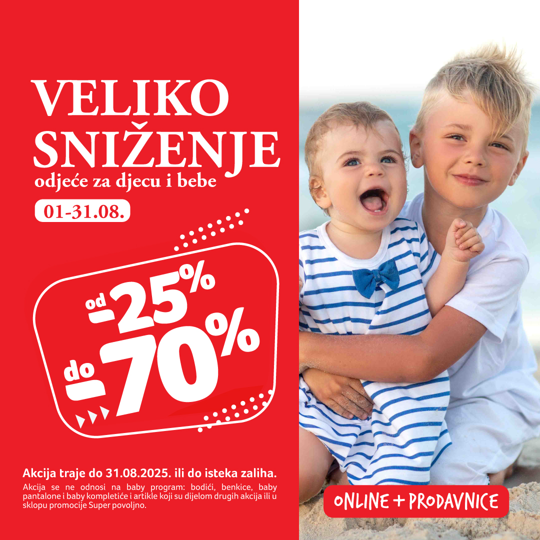 Aksa VELIKO SNIŽENJE 1-31.8.2025.