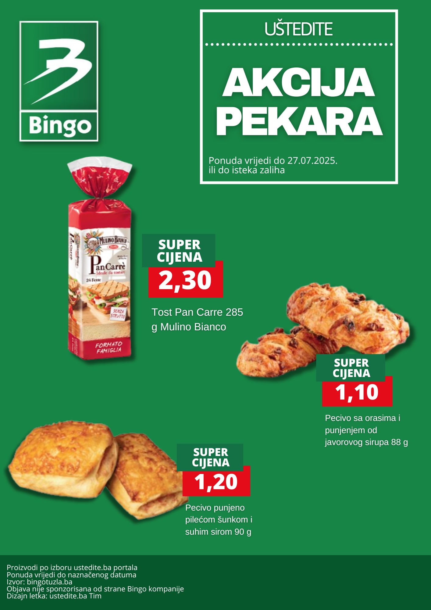 Bingo akcija PEKARA