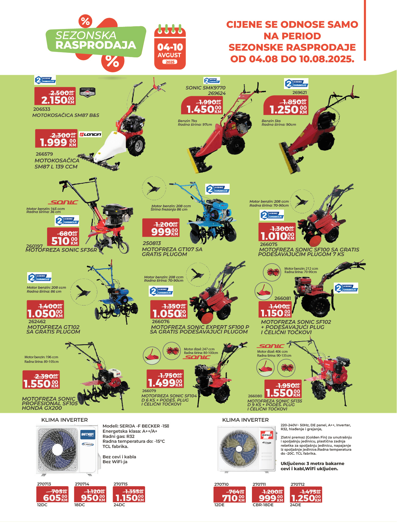 Verno by Agromehanika katalog avgust 2025.