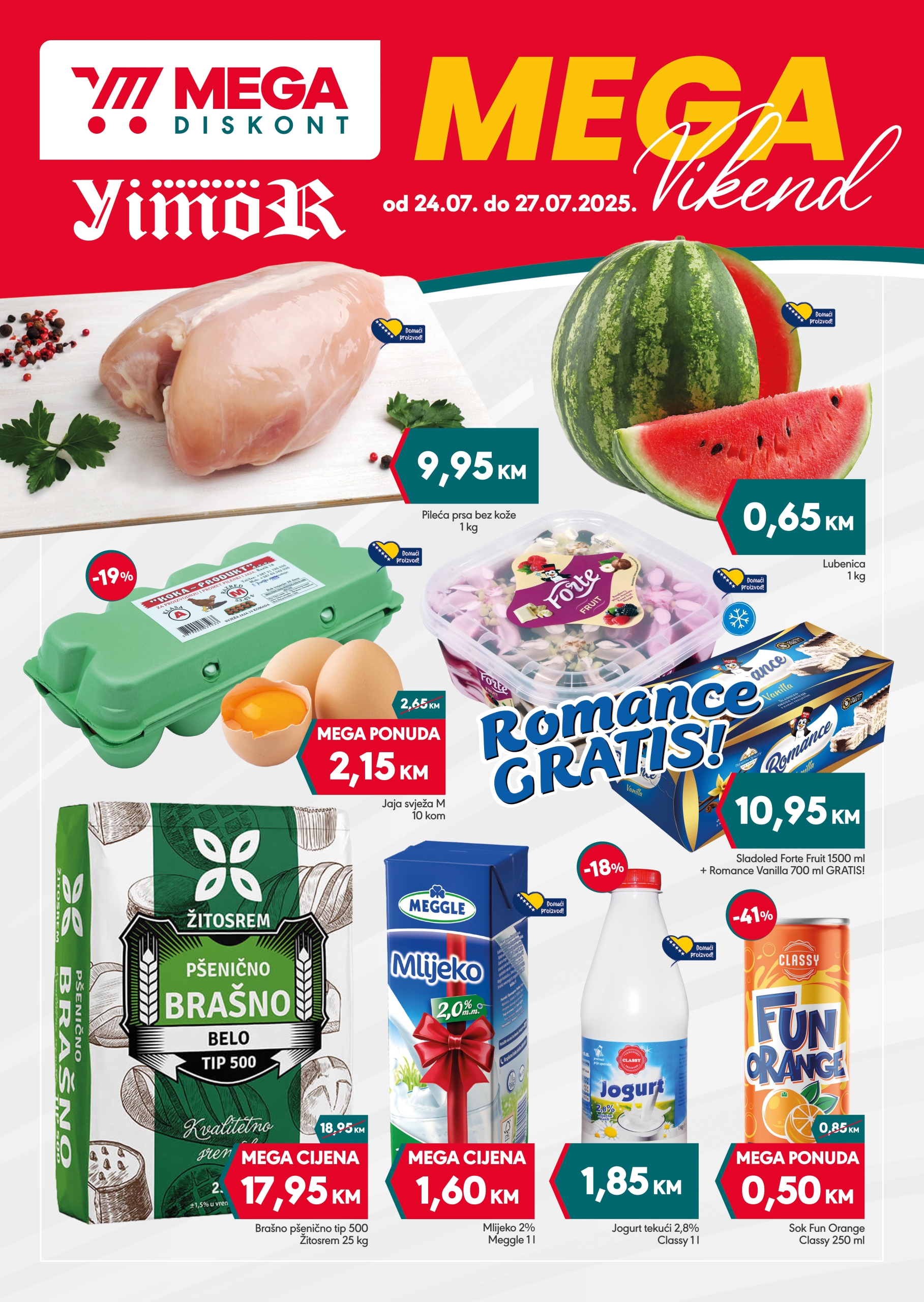 Mega Diskont vikend akcija 24-27.7.2025.