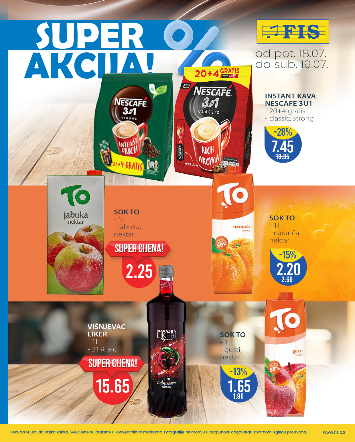 Fis vikend akcija 18-19.7.2025.