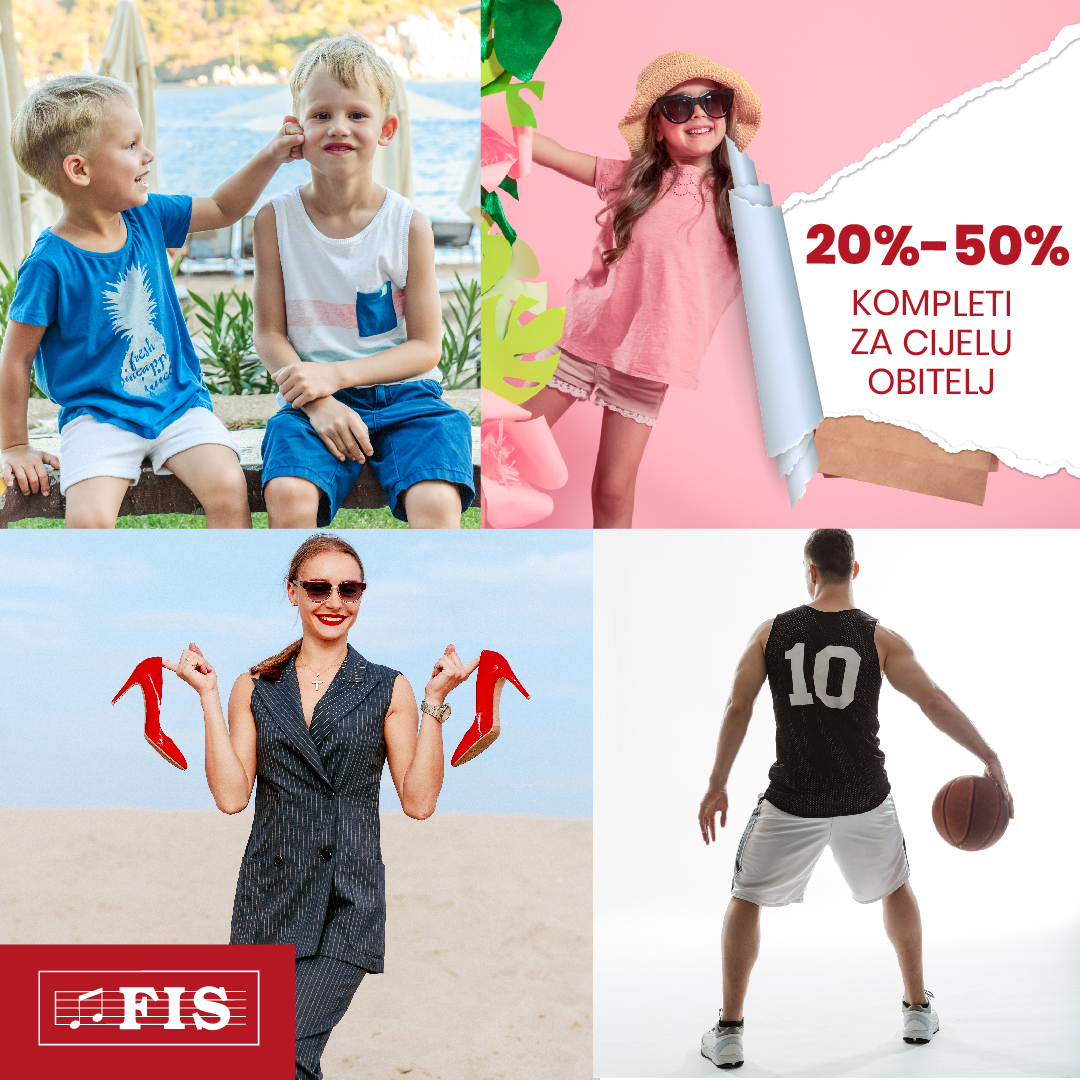 Fis SEZONSKO SNIŽENJE DO 50% – akcija do 15.8.2025.