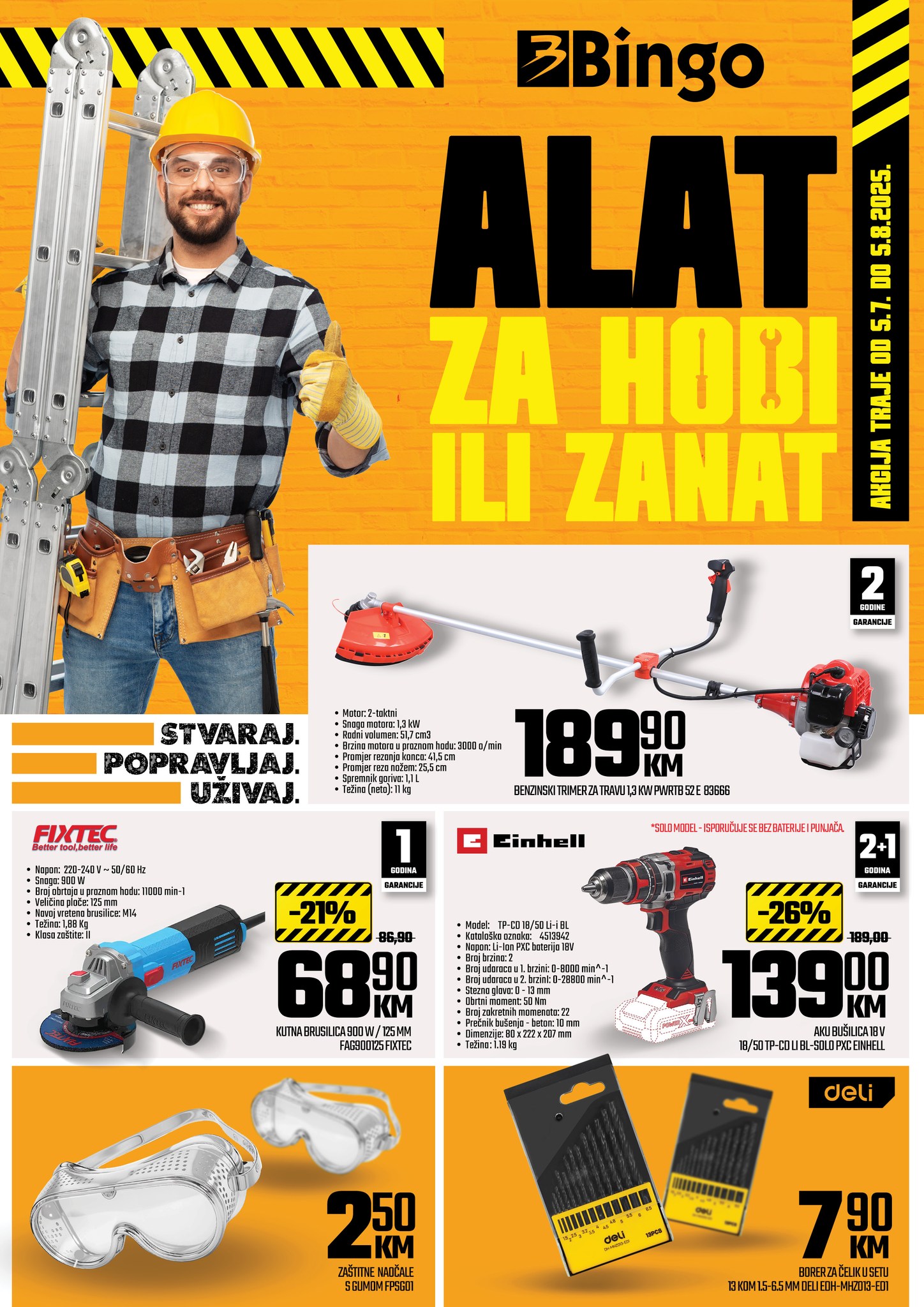 Bingo katalog Alat za hobi ili zanat 5.7-5.8.2025.