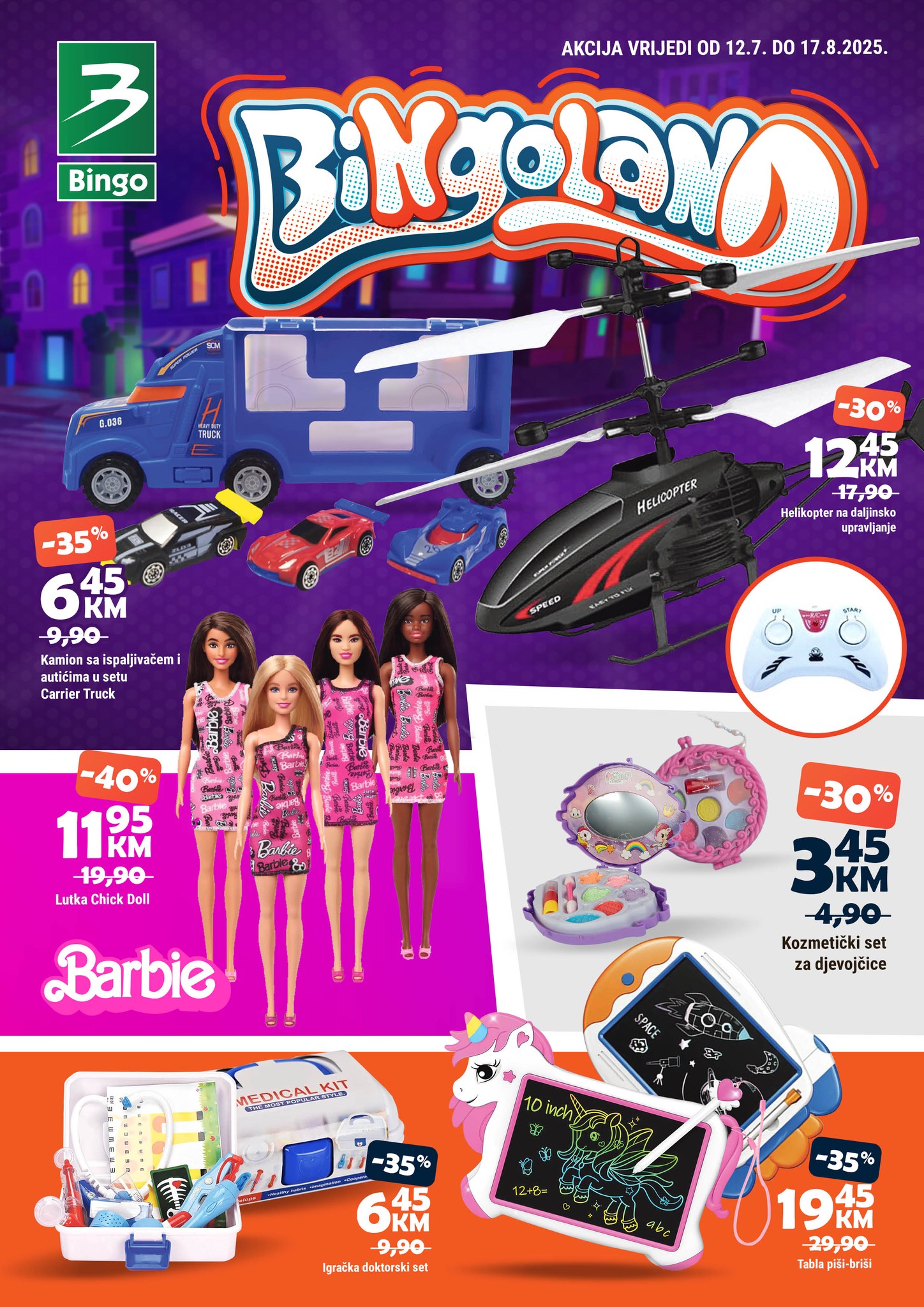 Bingo katalog IGRAČKE 12.7-17.8.2025. 