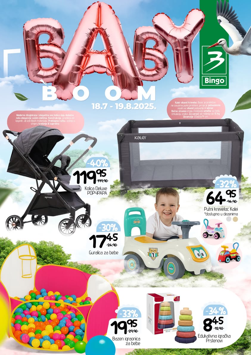 Bingo katalog SVE ZA BEBE 18.7-19.8.2025.