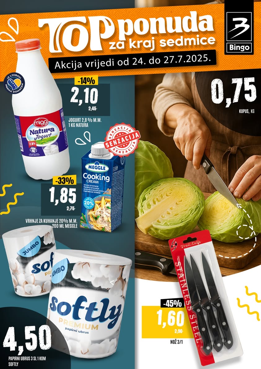 Bingo vikend akcija 24-27.7.2025. 