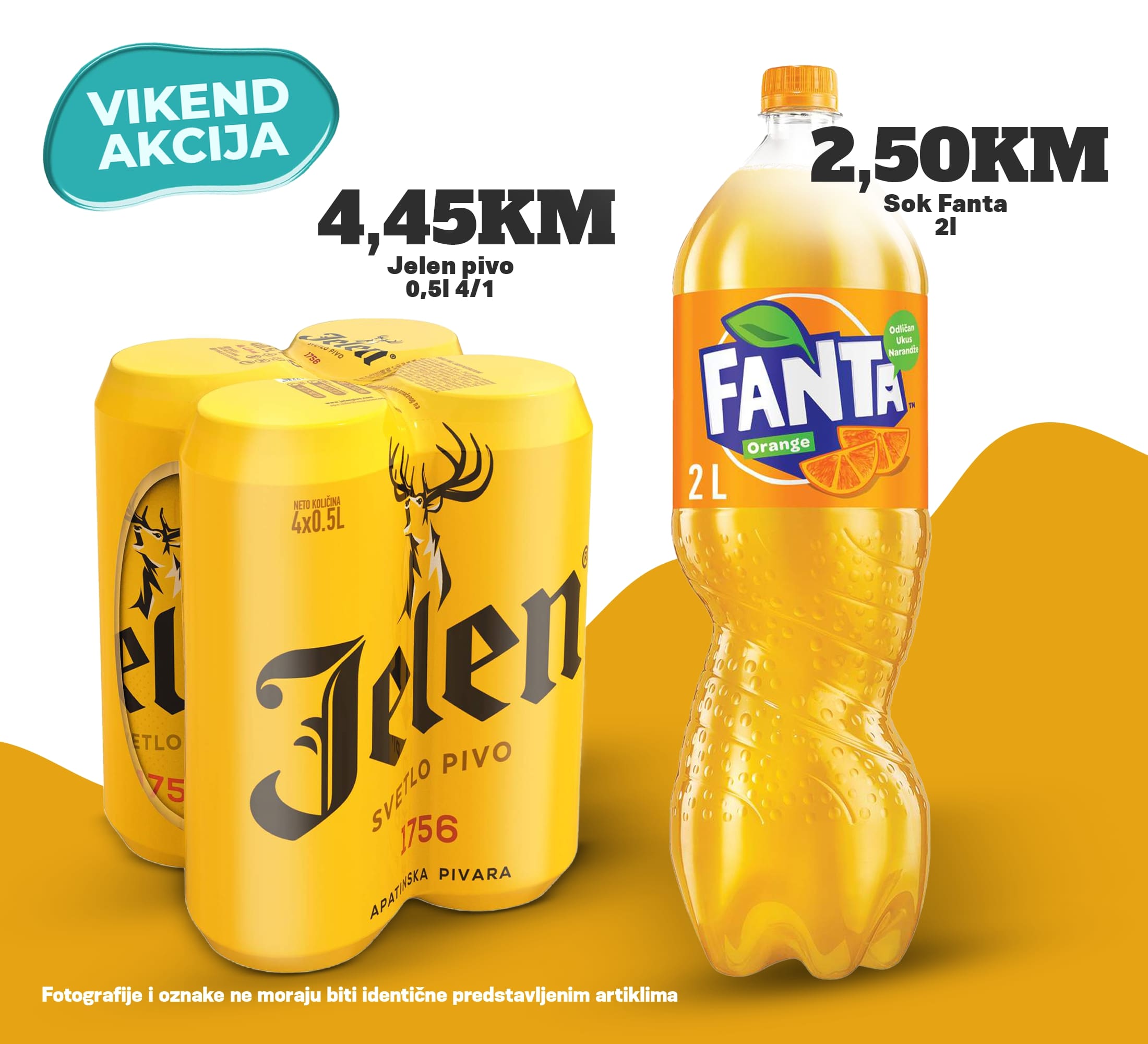 Kort vikend akcija 25-27.7.2025.