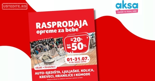 Aksa RASPRODAJA 1-31.7.2025.