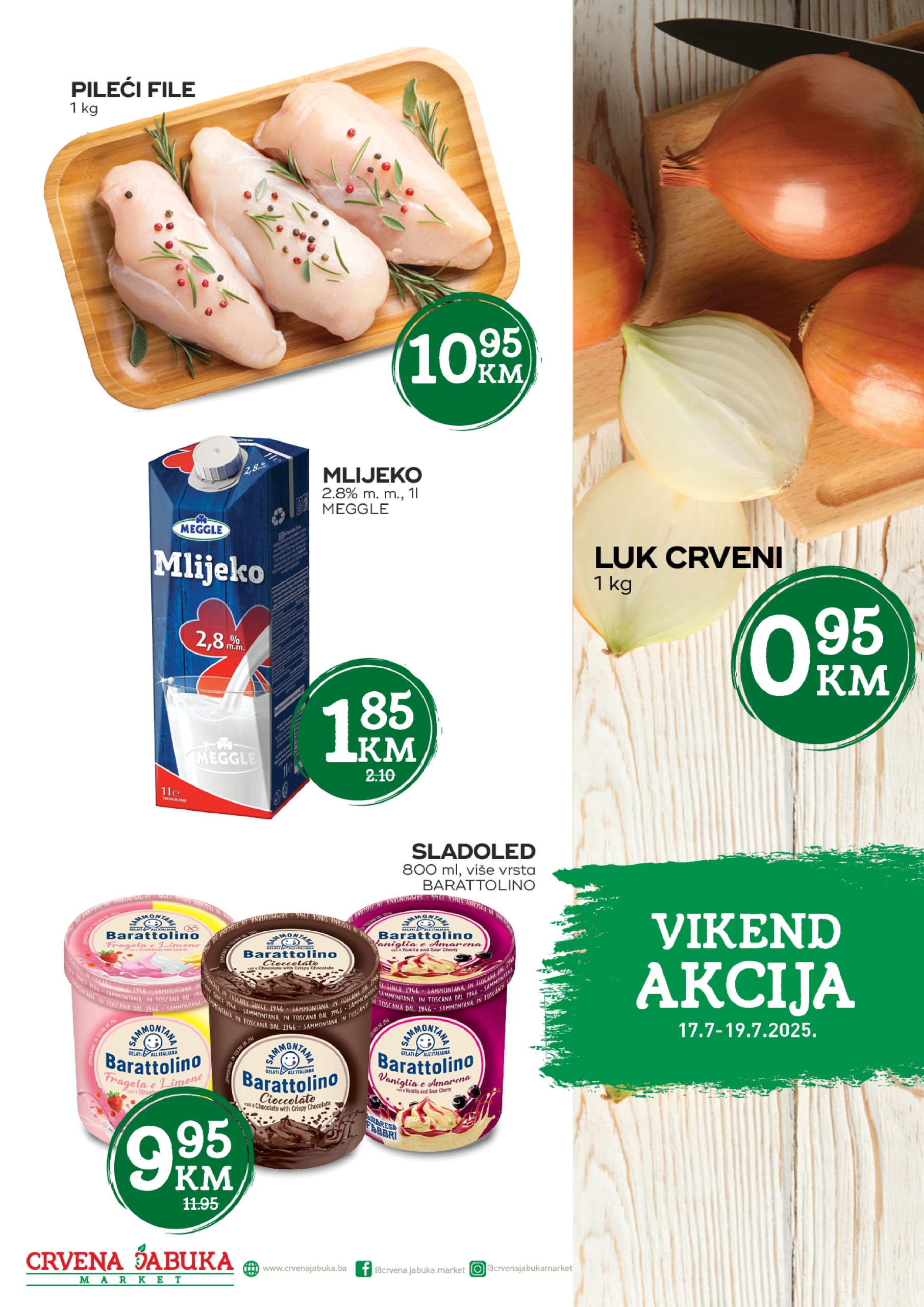 Crvena jabuka vikend akcija 17-19.7.2025.