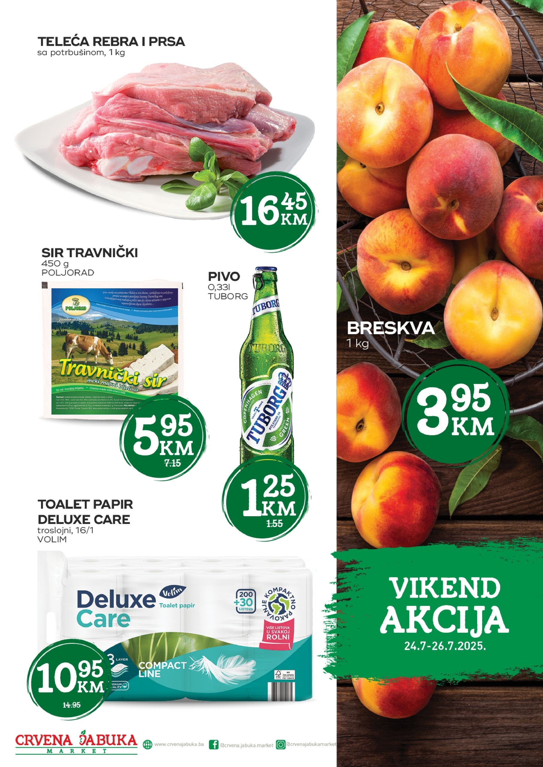Crvena jabuka vikend akcija 24-26.7.2025.