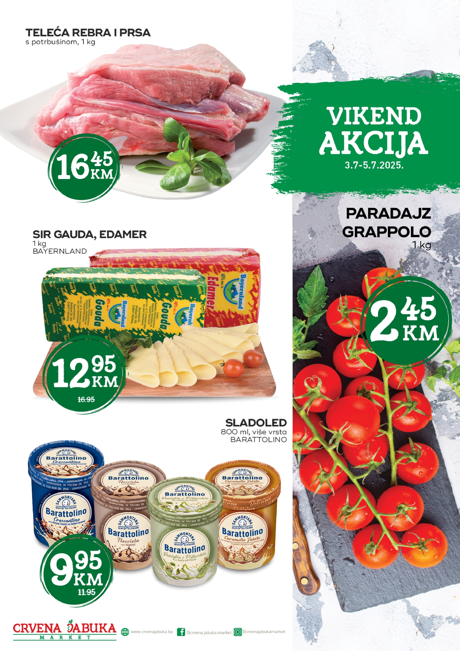 Crvena jabuka vikend akcija 3-5.7.2025.