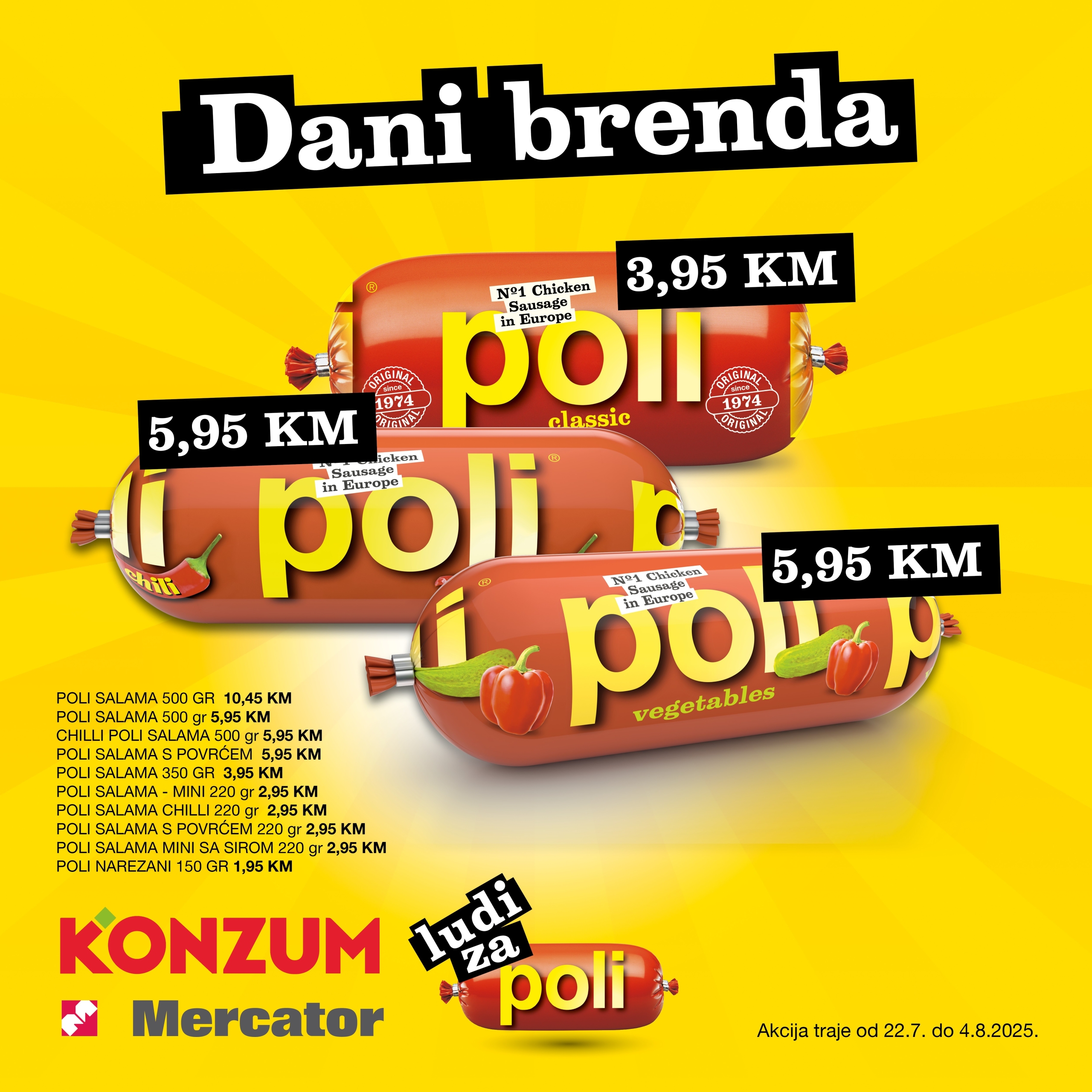 Konzum POLI - Dani brenda 