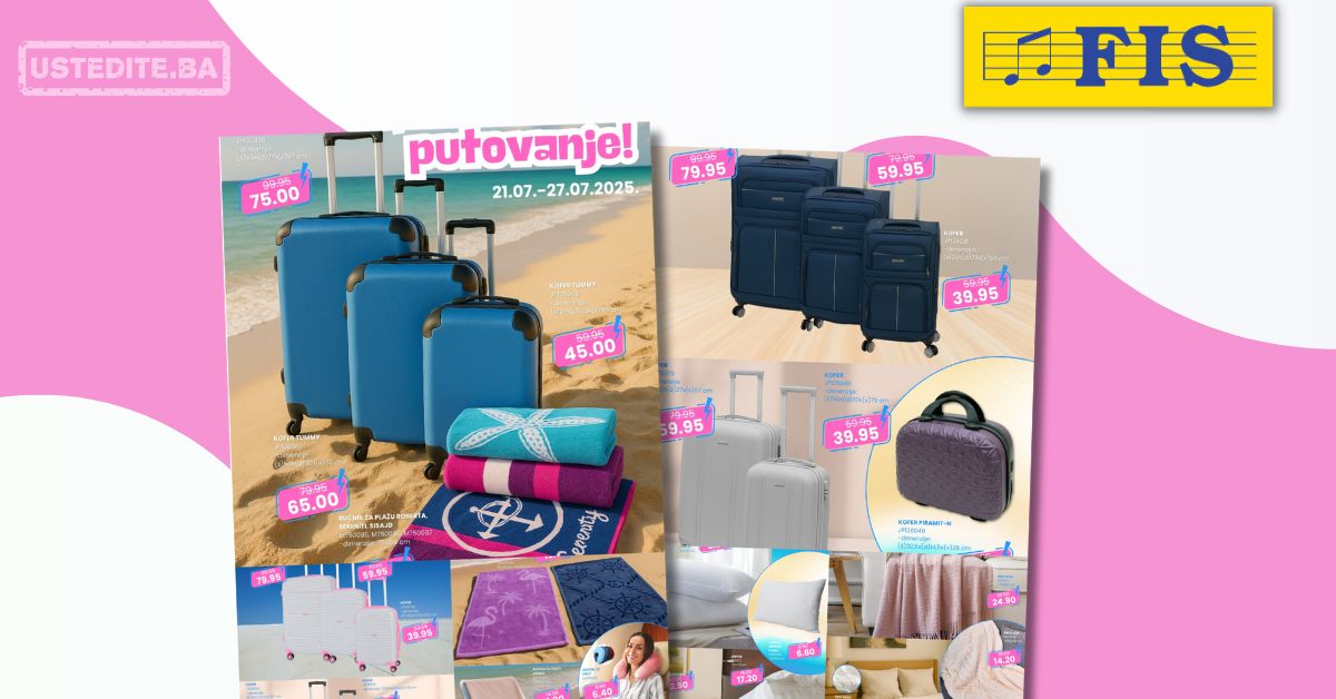 Fis akcija PUTOVANJE 21-27.7.2025.