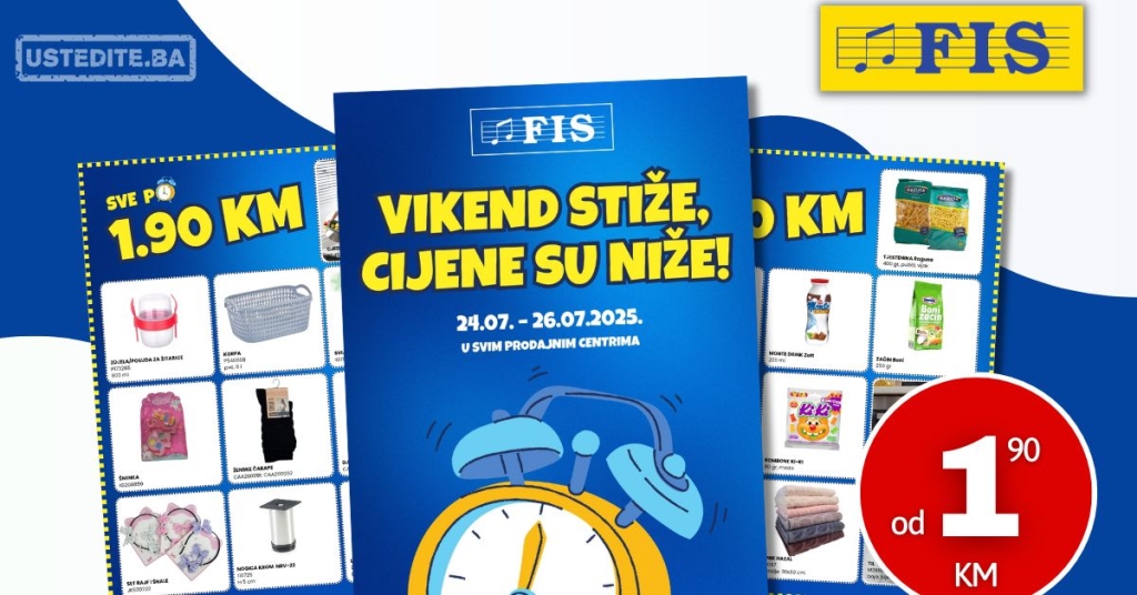 Fis vikend akcija 24-26.7.2025.