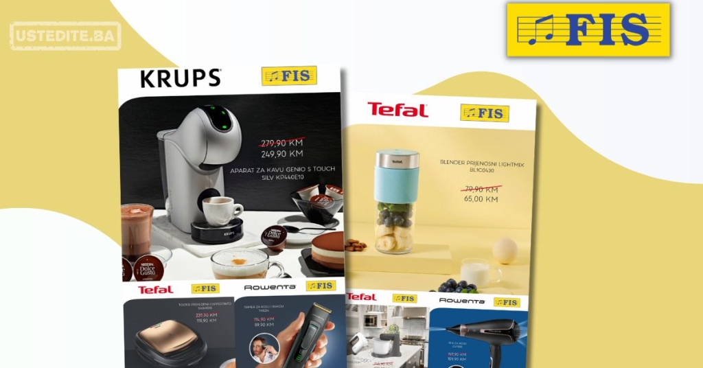 Fis akcija KRUPS/TEFAL/ROWENTA 9-24.7.2025.