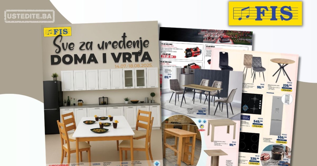 Fis katalog UREĐENJE DOMA I VRTA 14.7-18.8.2025.