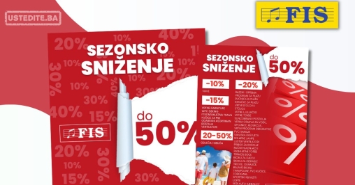Fis SEZONSKO SNIŽENJE 15.7-15.08.2025.