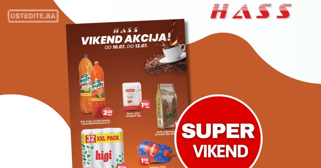 Has komerc vikend akcija 10-13.7.2025.