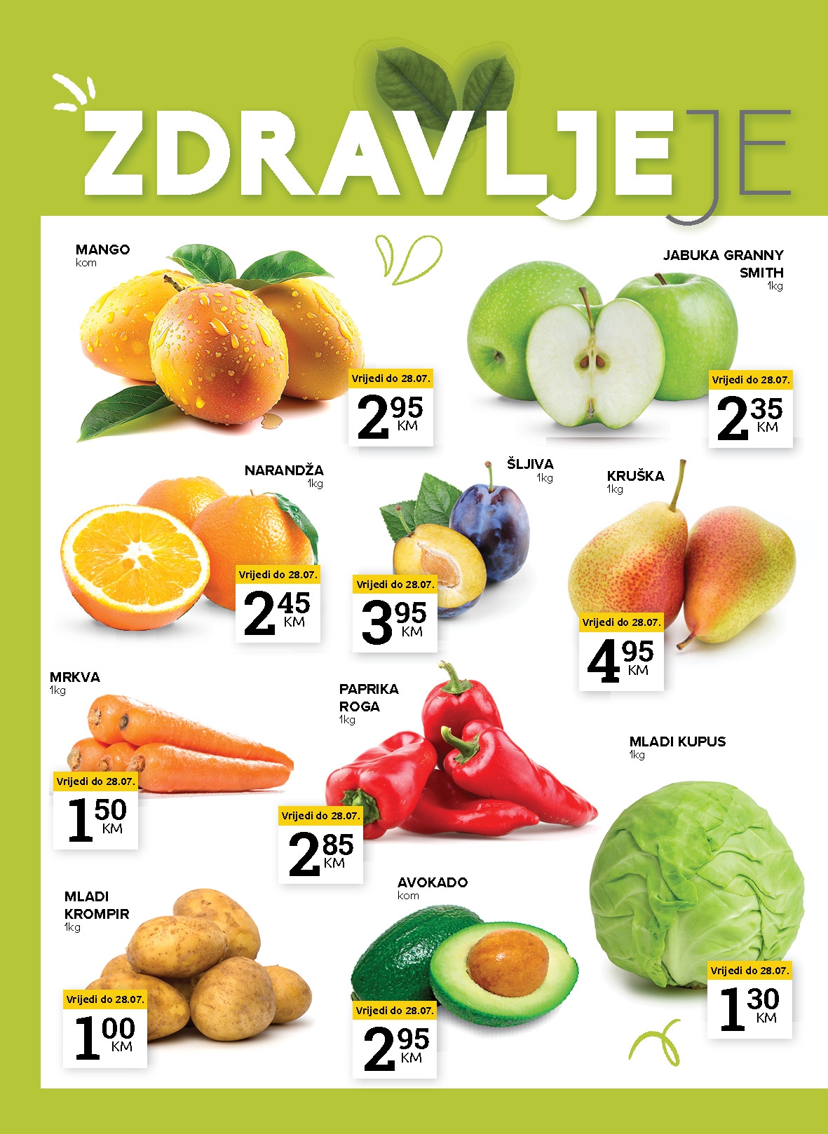 Konzum katalog ZDRAVE NAMIRNICE 22.7-4.8.2025.