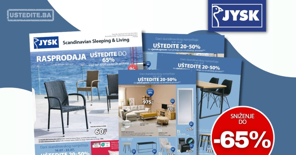 Jysk katalog 16-29.7.2025.