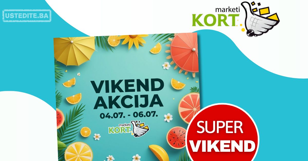 Kort vikend akcija 4-6.7.2025.