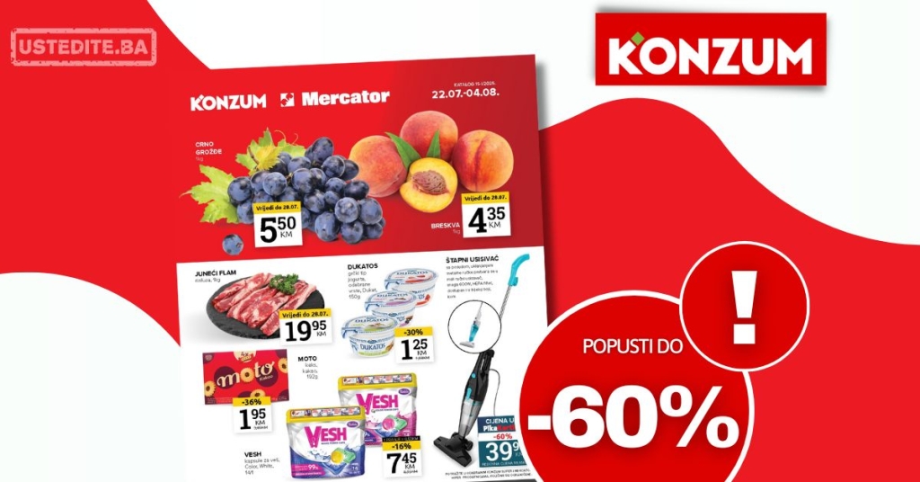 Konzum katalog 22.7-4.8.2025.