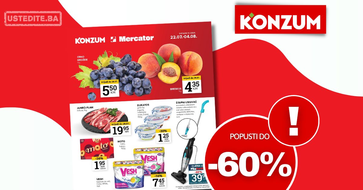 Konzum katalog 22.7-4.8.2025.