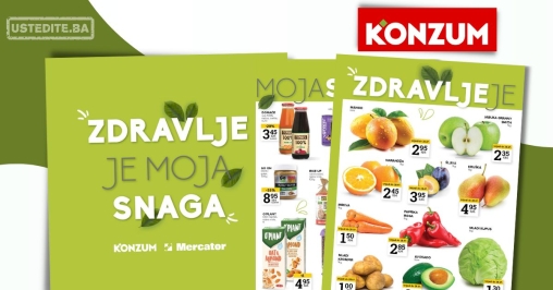 Konzum katalog ZDRAVE NAMIRNICE 22.7-4.8.2025.
