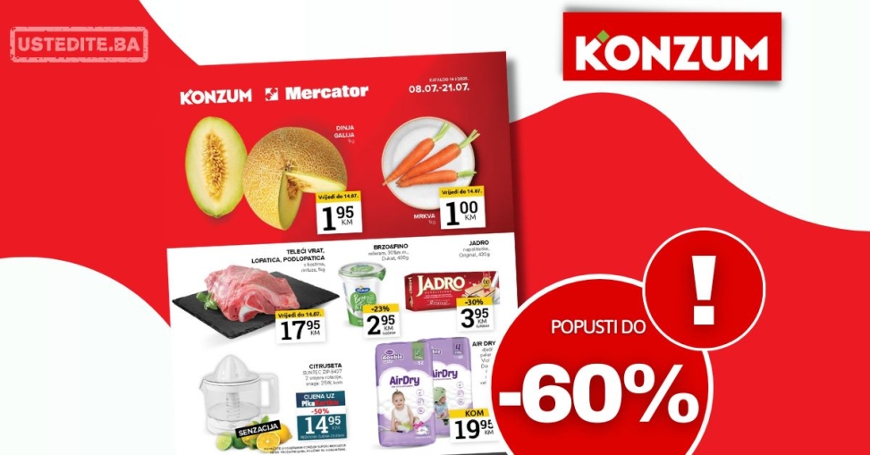 Konzum katalog 8-21.7.2025.
