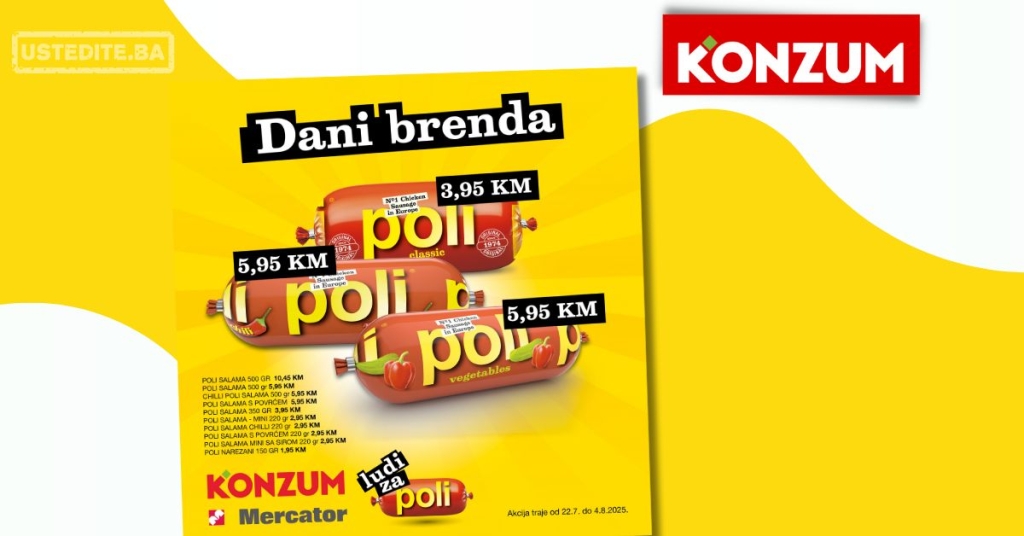 Konzum POLI - Dani brenda