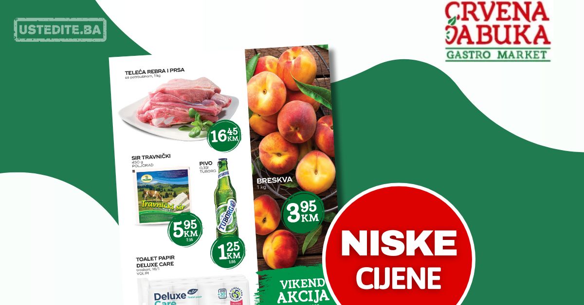 Crvena jabuka vikend akcija 24-26.7.2025.