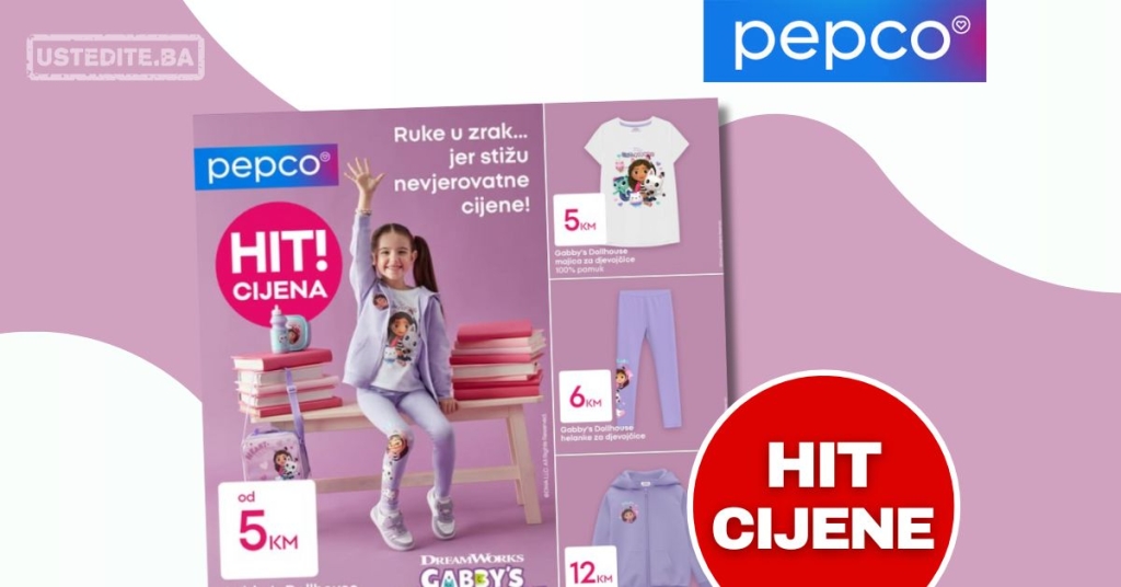 Pepco ODJEĆA ZA DJEVOJČICE – akcija do 6.8.2025.