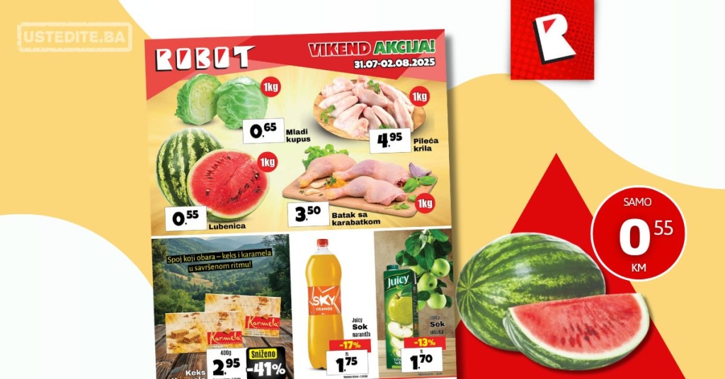 Robot vikend akcija 31.7-2.8.2025.