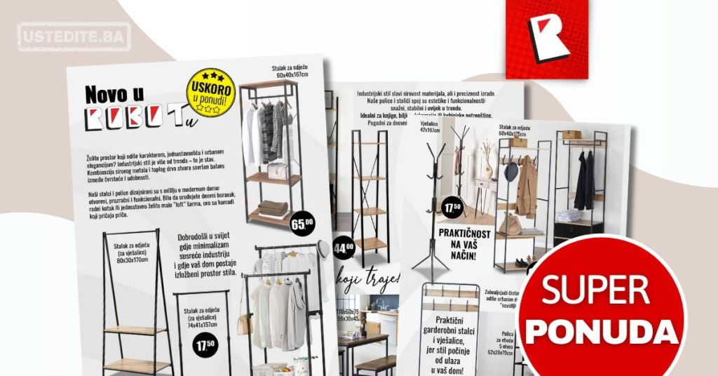 Robot katalog Uređenje doma uz nove komade - juli 2025.