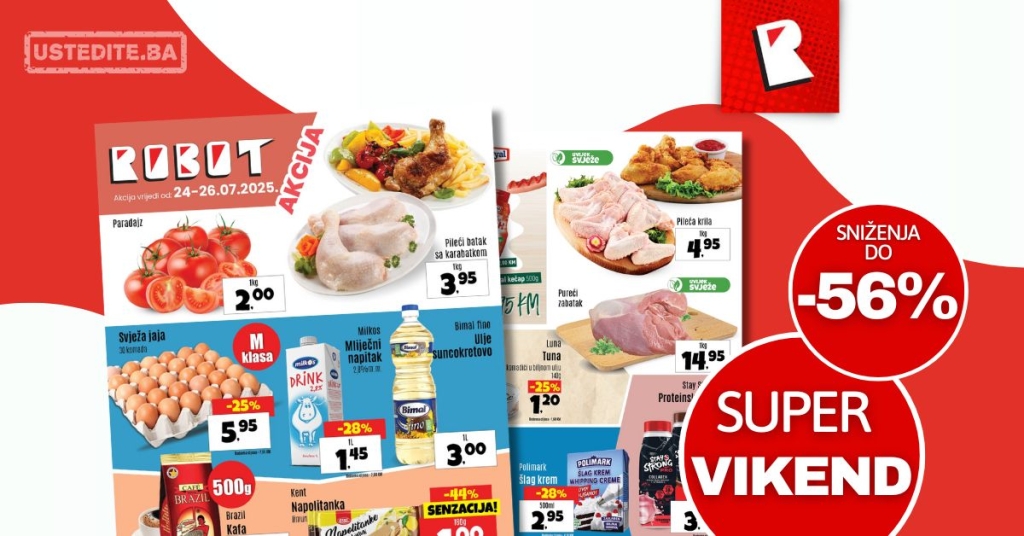 Robot vikend akcija 24-26.7.2025.