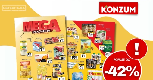 Konzum MEGA PAKOVANJA 8-21.7.2025.