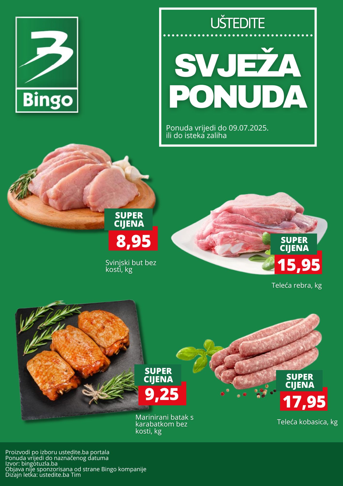Bingo akcija SVJEŽA PONUDA