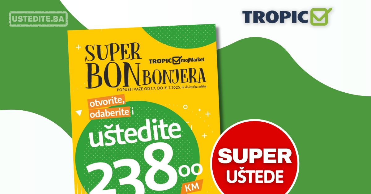 Tropic katalog SUPER BONBONJERA 1-31.7.2025.