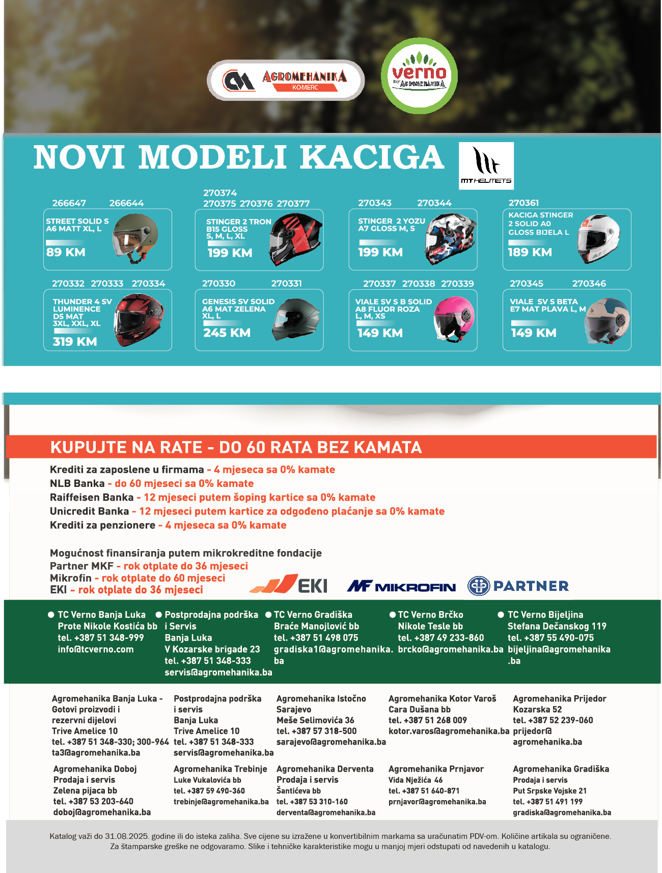 Verno by Agromehanika katalog avgust 2025.