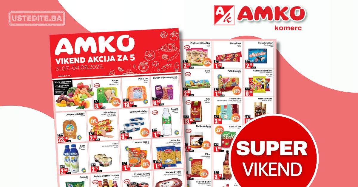 Amko vikend akcija 31.7-4.8.2025.