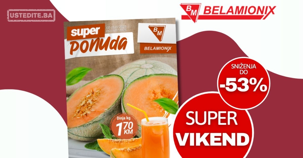 Belamionix vikend akcija 3-6.7.2025.