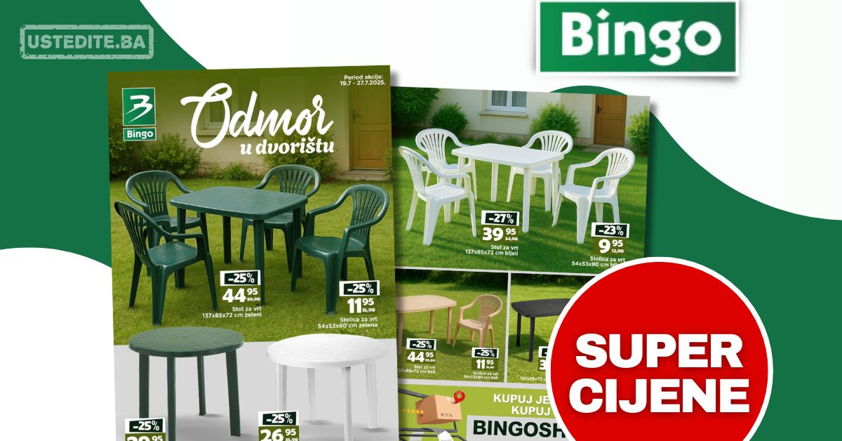 Bingo katalog VRTNI NAMJEŠTAJ 19-27.7.2025.