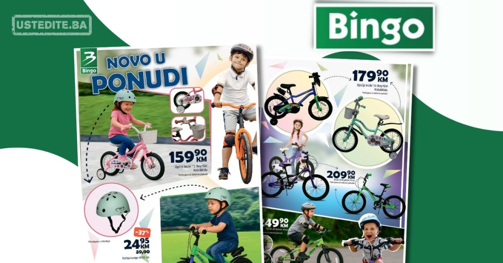Bingo DJEČIJI BICIKLI I KACIGE 12.7-17.8.2025.