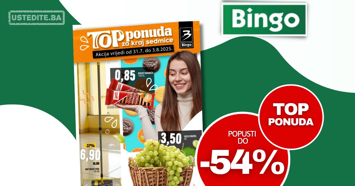 Bingo vikend akcija 31.7-3.8.2025.